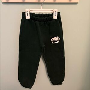 Roots Kids Forest Green Joggers